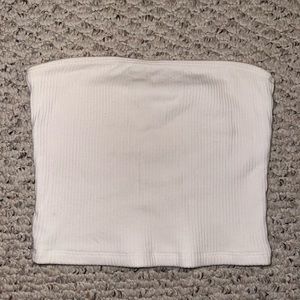 Women’s Hollister white ribbed tube top size small